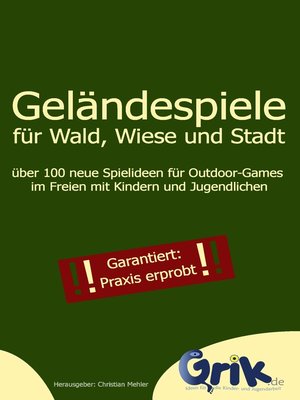 cover image of Geländespiele für Wald, Wiese und Stadt